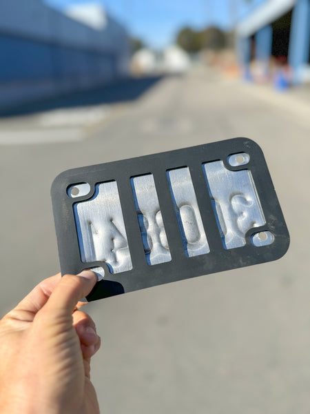 American Flag License Plate Frames 2-Pack - Gloss On Matte Black, ABS Plastic, Includes Screws & Decals - Patriotic Car Tag Holder
