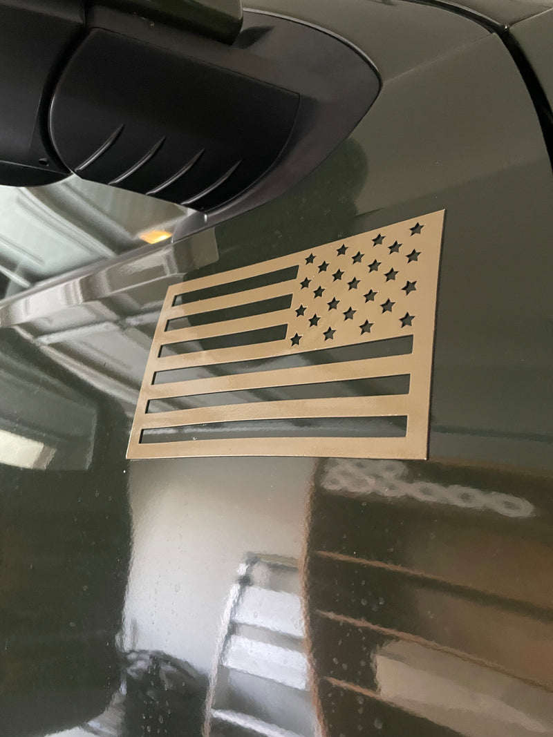 American Flag Magnet Set  - Desert Tan / FDE (Premium Color)