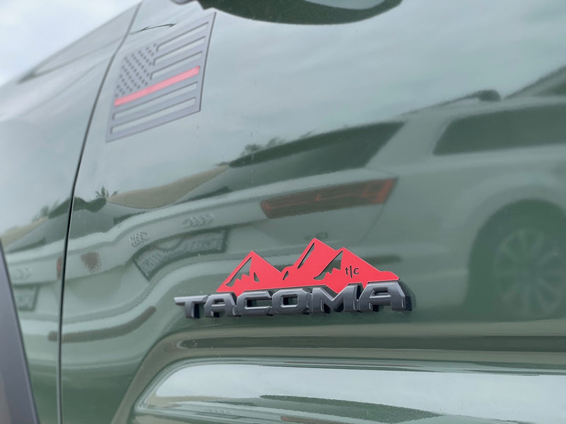 Toyota Tacoma Badge Mountain Range Magnet (2016+)