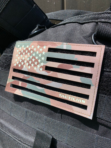 American Flag Stars and Stripes Laser Patch【CLICK TO BUY】