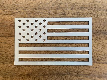 Tactilian Car Flag Magnet American Flag Cut Out