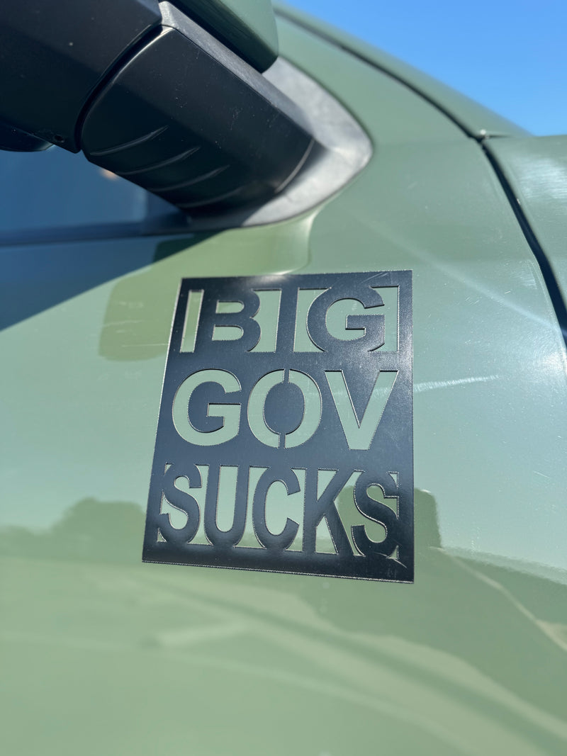 Big Gov Sucks Vehicle Magnet