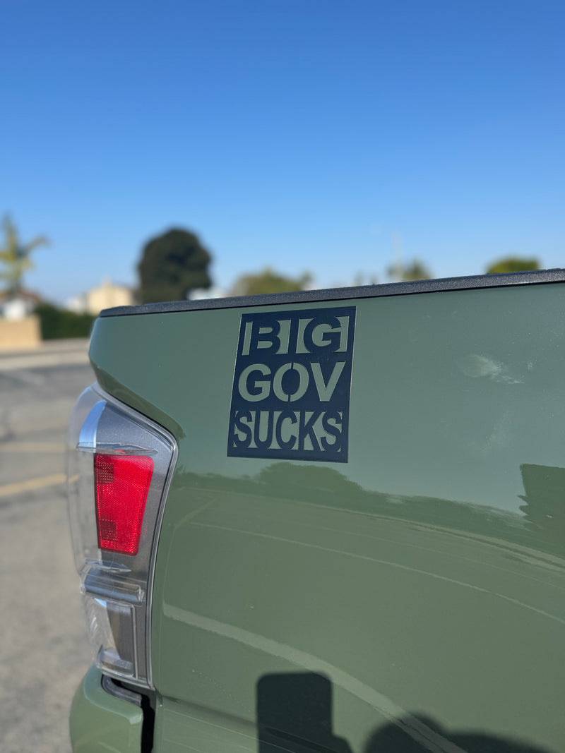 Big Gov Sucks Vehicle Magnet