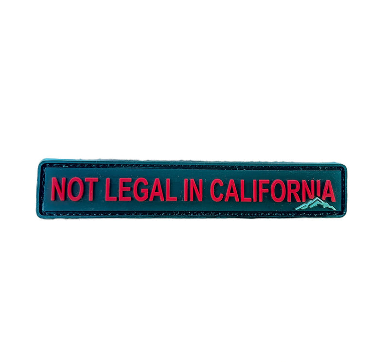 not legal in california pvc patch tactilian