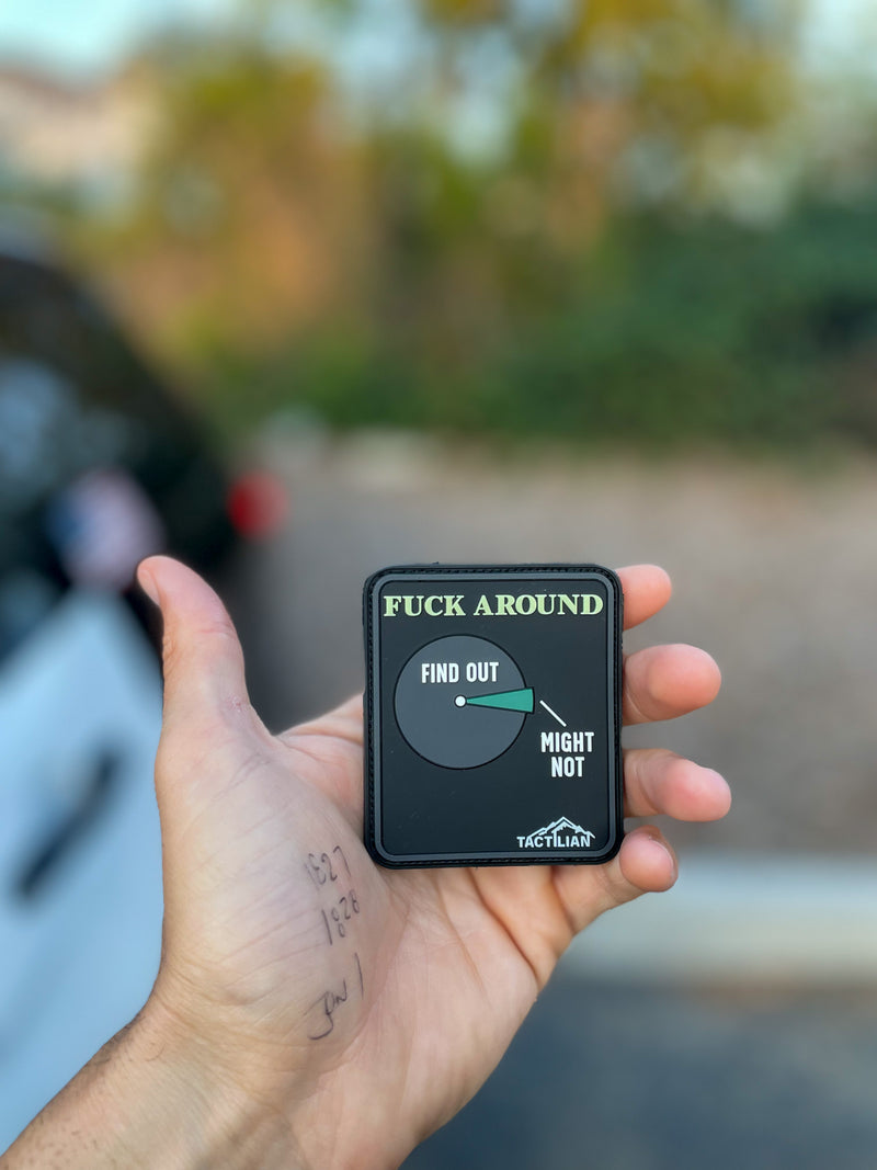 “FAFO” F*ck Around Find Out PVC Patch
