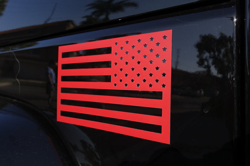 American Flag Magnets - Red