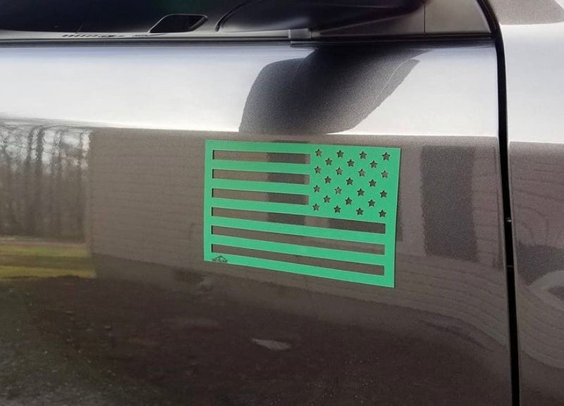 American Flag Magnets - Green