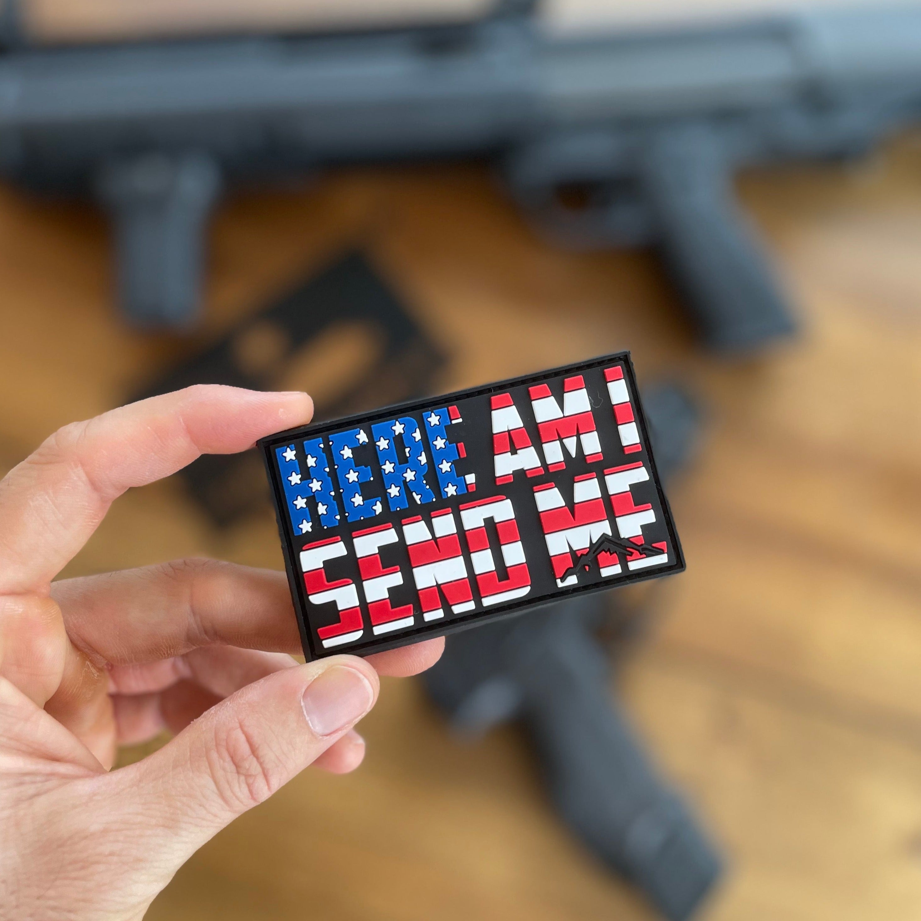 Patriotic Send It Patch – Add to Your Collection
