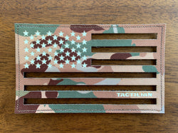 American Flag Patch - laser cut