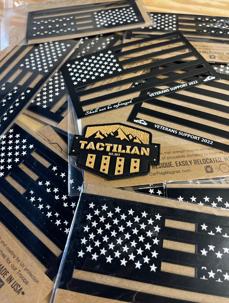 Tactilian Coyote Tan Stars and Stripes PVC Patch